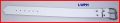 Lederriemen weiss 4,0 x 50,0 cm lang mit Rollschnalle